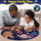 Zizz Puzzle For Kids Ages 4-6: Glow In The Dark Solar System Jigsaw Puzzles 70 Piece Space Planets Large Floor Puzzle For Kids 3