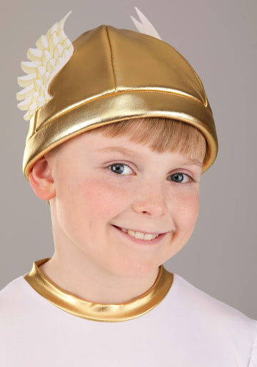 Herms Boys Ancient Greek Olympian God Costume For Kids - Xl, White