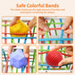 Aituitui Montessori Baby Toys For 1 Year Old Boy Girl Gifts, Shape Sorter Baby Toys 6 12 18 Months Early Learning Sensory Bin With 3 Soft Textured Balls, Toddlers Toy For Age 1 2 3 Autistic Children