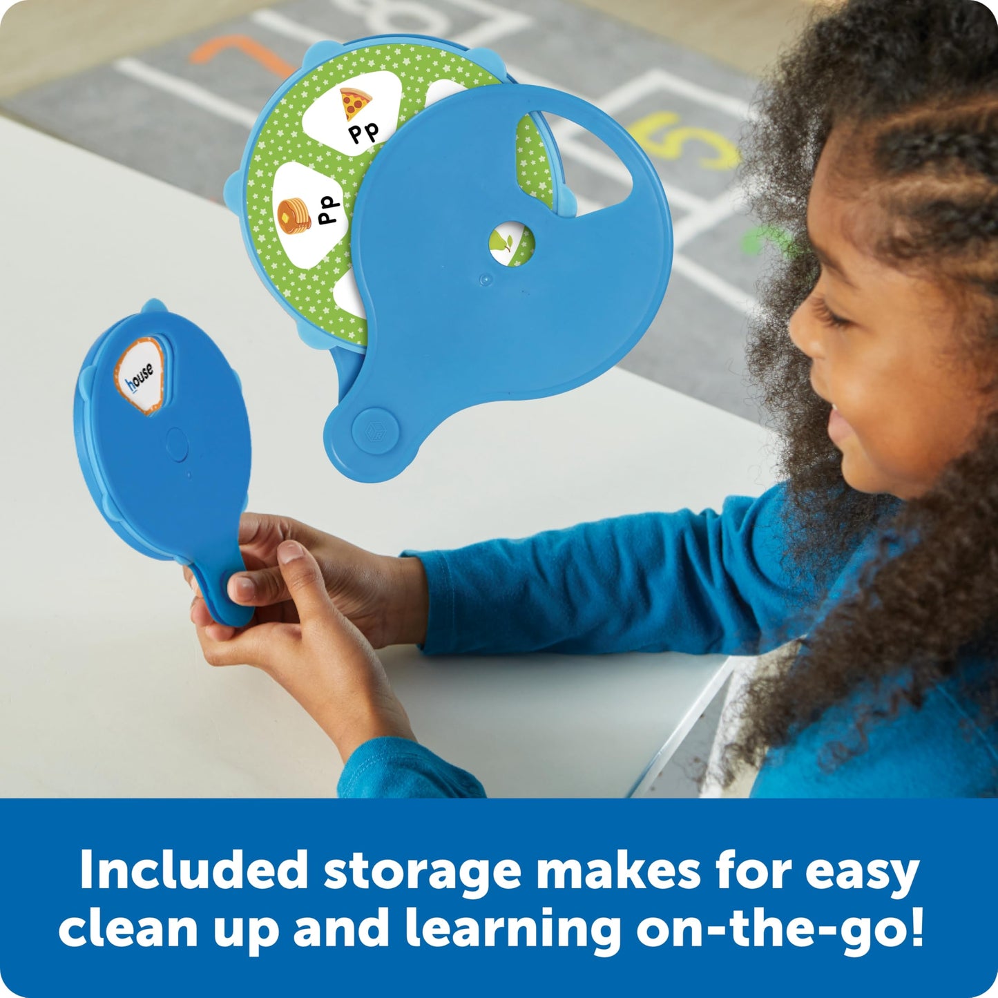 Learning Resources Skill Builders! Letter Quiz Wheel, Alphabet Flash Cards, Reading Games, Sight Words Flash Cards Kindergarten,