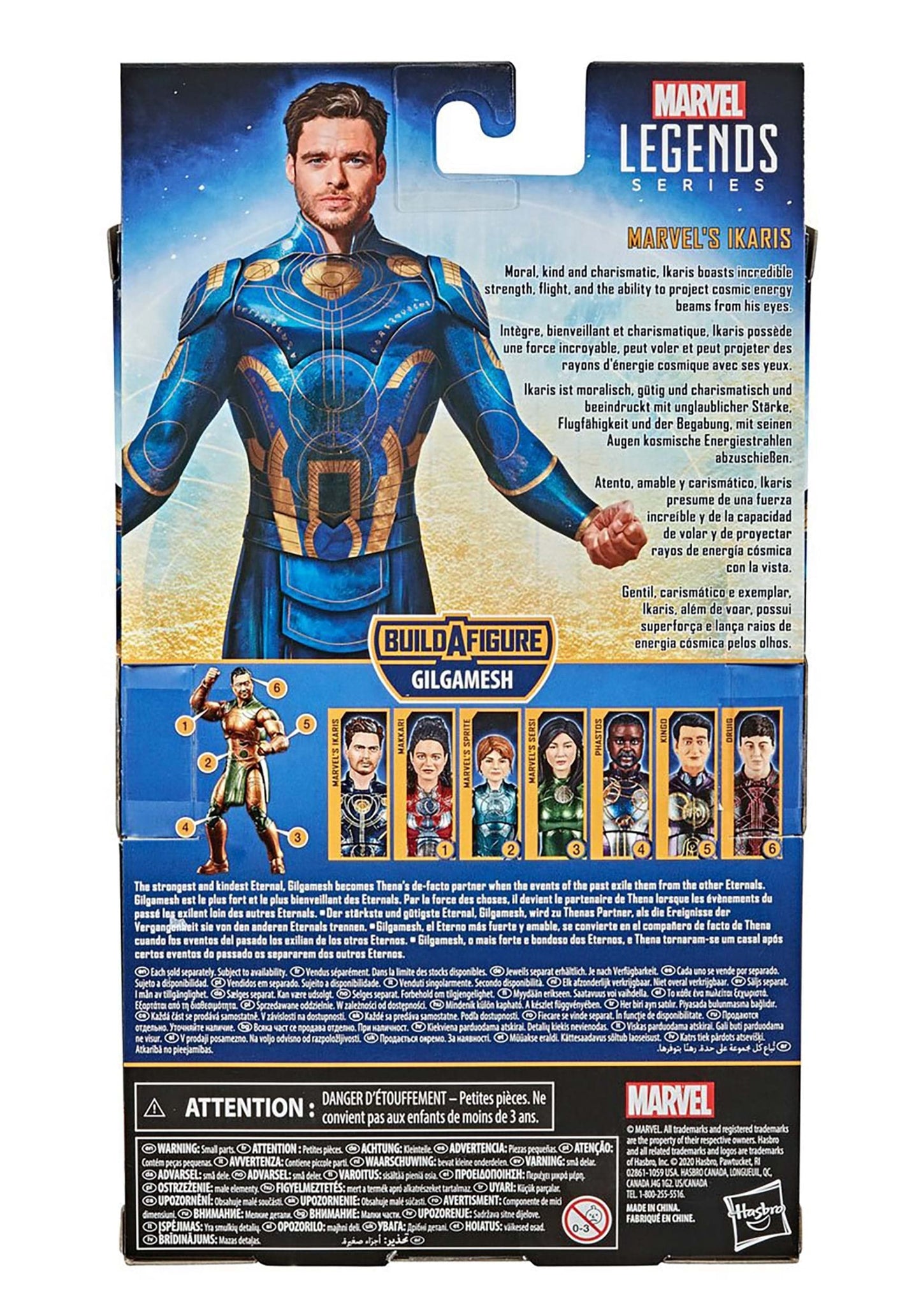 Hasbro Marvel Legends Series The Eternals 6-Inch Action Figure Toy Ikaris Includes 3 Accessories Ages 4 and Up
