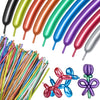 100Pcs 260 Balloons Metallic Long Balloons For Balloon Animals, Thickening Skinny Latex Twisting Balloon For Animals Modeling Ch