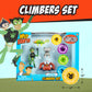 Wild Kratts Climbers Action Figure Collectible Figures & Discs (8pc) Includes 4 Creature Power Discs +4 Animals- Officially Lice