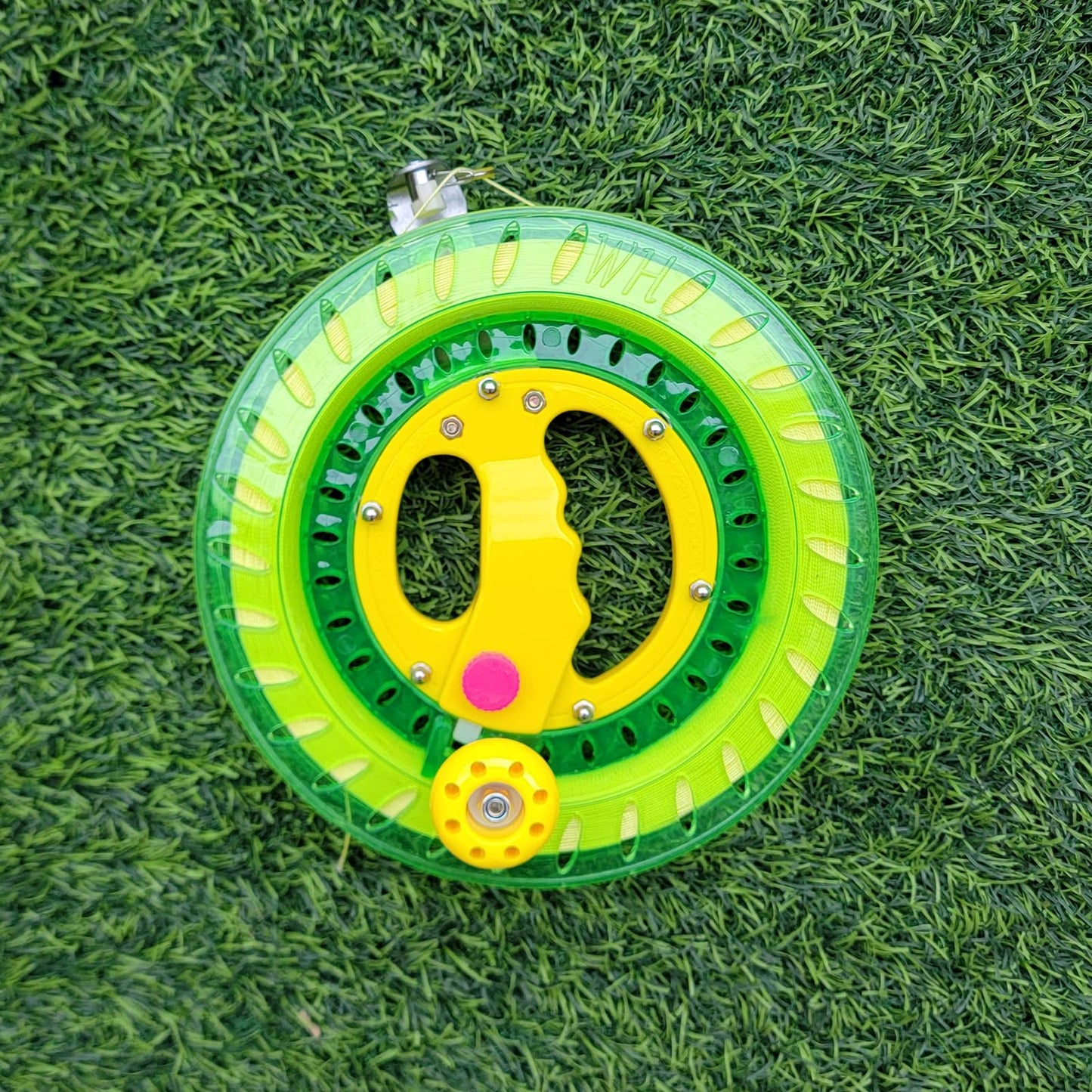 Simxkai Kite String Reel, Kite String Spool,Kite Line Winder, Come With Lock, 9In With1200 Feet Line (Green)
