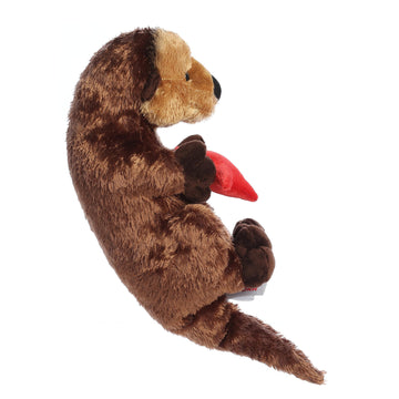 Aurora® Adorable Flopsie™ Cali Otter™ Stuffed Animal - Playful Ease - Timeless Companions - Brown 12 Inches