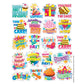 Eureka? Birthday Theme Stickers, 120 Per Pack, 12 Packs