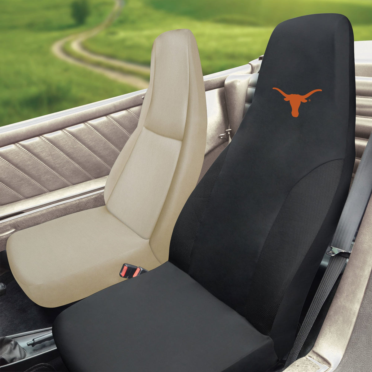 FANMATS - 14997 NCAA University of Texas Longhorns Polyester Seat Cover,20x48