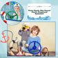 Haconba 2 Pack Steering Wheel Playset Plastic Pirate Ships Wheel With Mounting Tools For Kids Playground Outdoor Gym(Green,Blue)