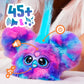 Furby Furblets Luv-Lee Mini Friend, K-Pop Music, Speaks Only Furbish, Electronic Plush Toys For Girls & Boys, Interactive Pets, Purple & Blue, Easter Basket Stuffers, 6+