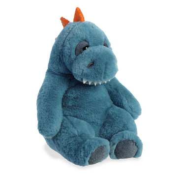 Aurora Cozy Sluuumpy Da Dino Stuffed Animal - Comforting Companions - Blissful Relaxation - Blue 15 Inches