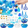 Christmas Sensory Bin Items Counting Sorting (Arctic Animals)