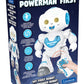 Lexibook Rob16 Powerman, First Smart Interactive Learning Robot Toy For Kids Dancing Plays Music Boy Girl, White/Blue