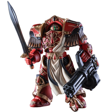 Beerise Joytoy 1/18 Action Figures - Warhammer The Horus Heresy Blood Angels Crimson Paladins Squad Crimson Paladin With Iliastu