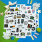 Bulbacraft 100Pcs Photography Stickers, Camera Stickers For Water Bottles, Laptop, Scrapbooking, Planners - Photographer Gifts W