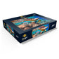 MyPuzzle.com 1000 Piece Colorful Cardboard Jigsaw Puzzle - Hawksbill Turtle Maldives for Adults