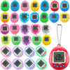 Jerify 36 Pieces Virtual Electronic Digital Pet Toys Retro Handheld Game Nostalgic 90S Toy With Key Chain For Boys Girls