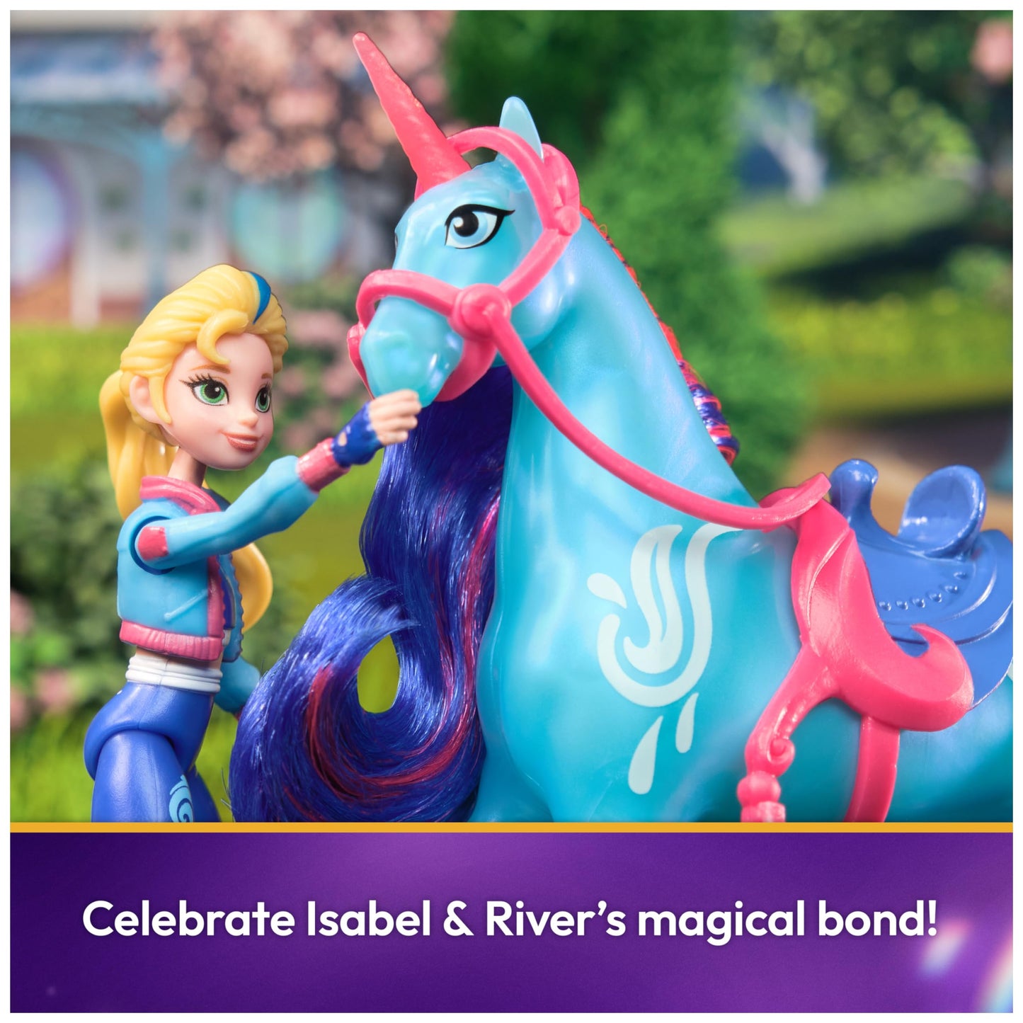 Unicorn Academy, Isabel & River Set With 2 Riding Accessories & Hair Styling Tool, Dolls & Unicorn Toys For Girls Ages 4 And Up