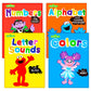 Sesame Street Workbooks Preschool (Set of 4 Workbooks - Alphabet with Elmo, Letter Sounds, Numbers and Colors)