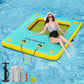 Calobana Inflatable Floating Dock, Lake Floats For Adults Floating Raft Water Platform With Detachable Ladder For Lake Boats Bea