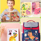 24 Pcs Make Your Own Dinosaur Sticker Sheets, Dinosaur Party Favors Face Stickers For Kids Boys Toddlers Crafts Activities Gift