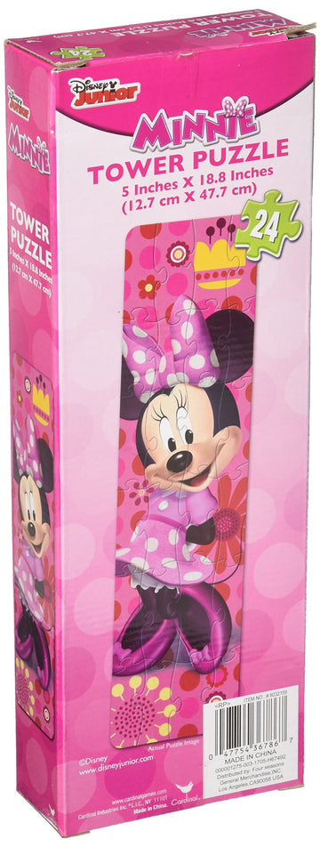 MINNIE Mouse Bowtique 24 Piece Puzzle - Assorted Styles, Plastic, Model 64075