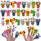 24 Pcs Finger Puppets Set Mini Stuffed Animals Finger Puppet Toys For Storytelling Playing Teaching Shows Playtime Schools Birthday Party Gift Favor Supplies