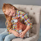 WILD REPUBLIC Okapi Plush Toy, 12 Inch Cuddlekins, Brown & White Polyester Stuffed Animal, Model 11651