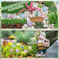 Kigley 120 Pcs Glitter Mini Dinosaur Figures Glitter Mini Resin Dinosaurs Mini Dinosaurs Tiny Glitter Dinosaur Mini Dinosaur Toy