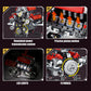 OWNONE 1 V8 Engine Model Kit - 8-Cylinder STEM Building Set, Large Red Plastic with Motor & LED Light, APP Control, 660 PCS