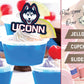 Uconn Huskies Party Supplies (42 Pieces) For University Of Connecticut Graduation, Tailgating And Birthday Party Decorations Wit