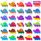 Pop Fidget Toys Bulk Its Kids Party Favors 30 Pcs Turtle Toys Mini Pop Keychain It Sensory Fidget Toy Pack Fidgets For Classroom Prizes For Kids Students Carnival Prizes Birthday Goodie Bag Stuffers
