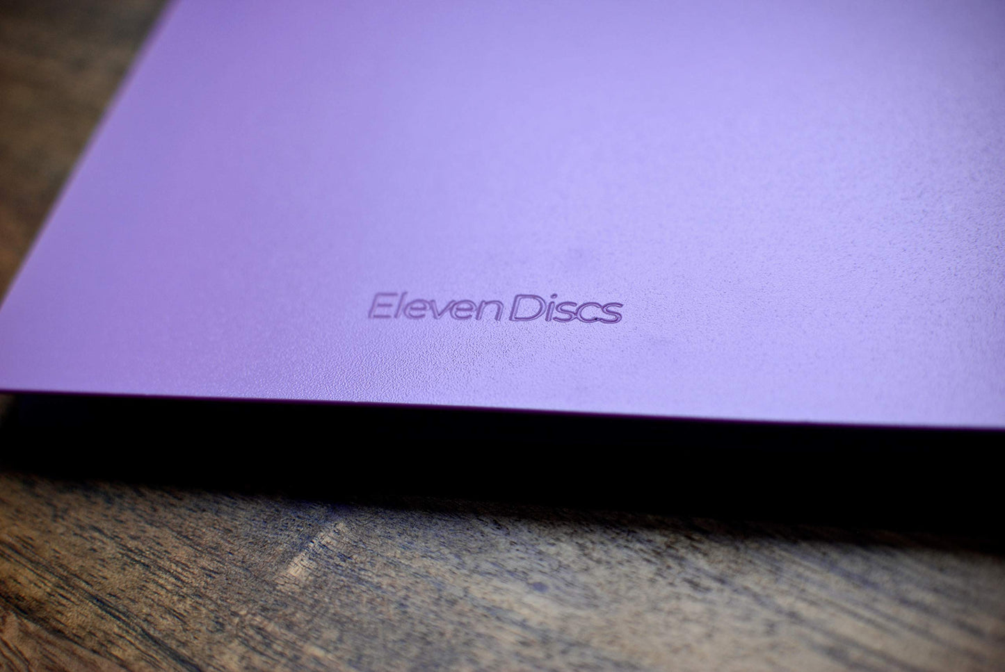 Eleven Discs Discbound Notebook, Junior Size, 1mm Poly Cover, Heavyweight Paper, 50 Dot Grid Sheets (Purple)