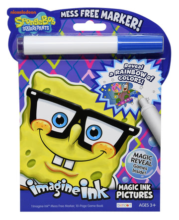 Bendon Spongebob Squarepants Imagine Ink | Sponge Bob Square Pants Coloring Book | Spongebob Squarepants Party Favors | Imagine 