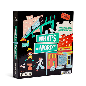 #Culturetags What'S The Word, Party Board Game For Anyone Who Loves A Good Brain Teaser, 2-6 Players, Ages 8+ Years, 30-Minute G