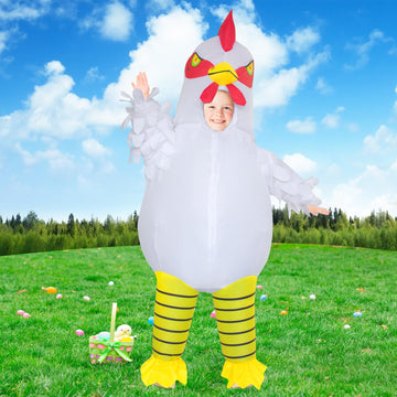Stegosaurus Inflatable Chicken Costume For Kids Halloween Costume For Kid Boys Girls Funny Blow Up Costumes For Cosplay Party