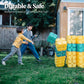 Fort Boards Yellow Deluxe Fort Building Kit - Indoor Outdoor Play Set for Kids Ages 5-12, STEM Educational Toy, Plastic