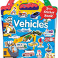 Benresive Reusable Sticker Books For Kids 2-4, Sticker Books For Toddlers 1-3, Toddler Sticker Book Age 2-4, Toddler Travel Toys Activities Crafts Gifts - Farm, Space And Vehicle