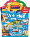 Benresive Reusable Sticker Books For Kids 2-4, Sticker Books For Toddlers 1-3, Toddler Sticker Book Age 2-4, Toddler Travel Toys Activities Crafts Gifts - Farm, Space And Vehicle