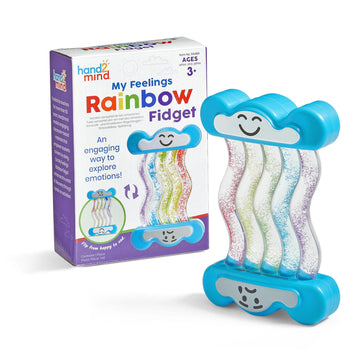 Hand2Mind My Feelings Rainbow Fidget Tube, Mindfulness For Kids, Stress Toys For Kids, Sensory Play Therapy Toys, Calm Down Classroom, Calming Corner Items Kids, Social Emotional Learning Activities