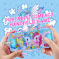 Sevenq Handheld Water Games For Girl, 4 Packs Cute Theme Water Toss Ring Game Aqua Toy Water Ring Game For Kids Stocking Stuffers