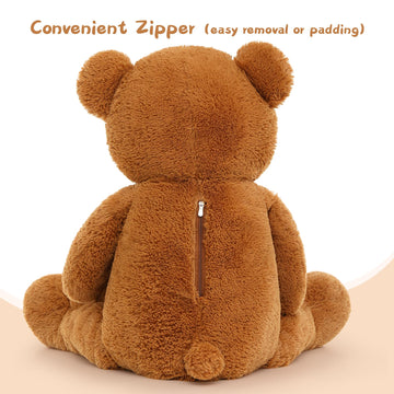 Muiteiur Giant 40' Teddy Bear - Cute Brown Stuffed Mom & Baby Bear Plush Toy - Great For Kids, Baby Showers, Christmas, Valentine'S Day Parties