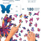 Hodslen Woods - Animal Wooden Jigsaw Puzzles for Kids (12+ Years) mature-themed  Teens  Family; Majestic Animal Shaped Natural Wood Puzzle  Medium Level 15x15 in. (38x38 cm) 180 pcs  XL - Size - Butterfly