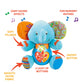Kiddolab Plush Elephant Baby Toys - Musical Stuffed Animals With 3 Light-Up Buttons, 4 Children'S Nursery Songs & Sound Effects - Soft Learning Toy For 3 Months & Olds Infants, Babies & Toddlers