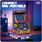Thumbs Up Orb Mini Arcade Machine - 300 Retro Games, 2.5" Color Screen, 3.54"x3.34"x5.9", Plastic, Model: OR-RET