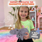 Forest & Twelfth Mom And Baby Mini Hippo, Stuffed Animals For Boys And Girls, Safari Hippopotamus Baby Shower Decoration, Nursery Décor, Zoo Animal For Toddlers, Soft Stuffed Hippo, Plush Toy, (Hippo)