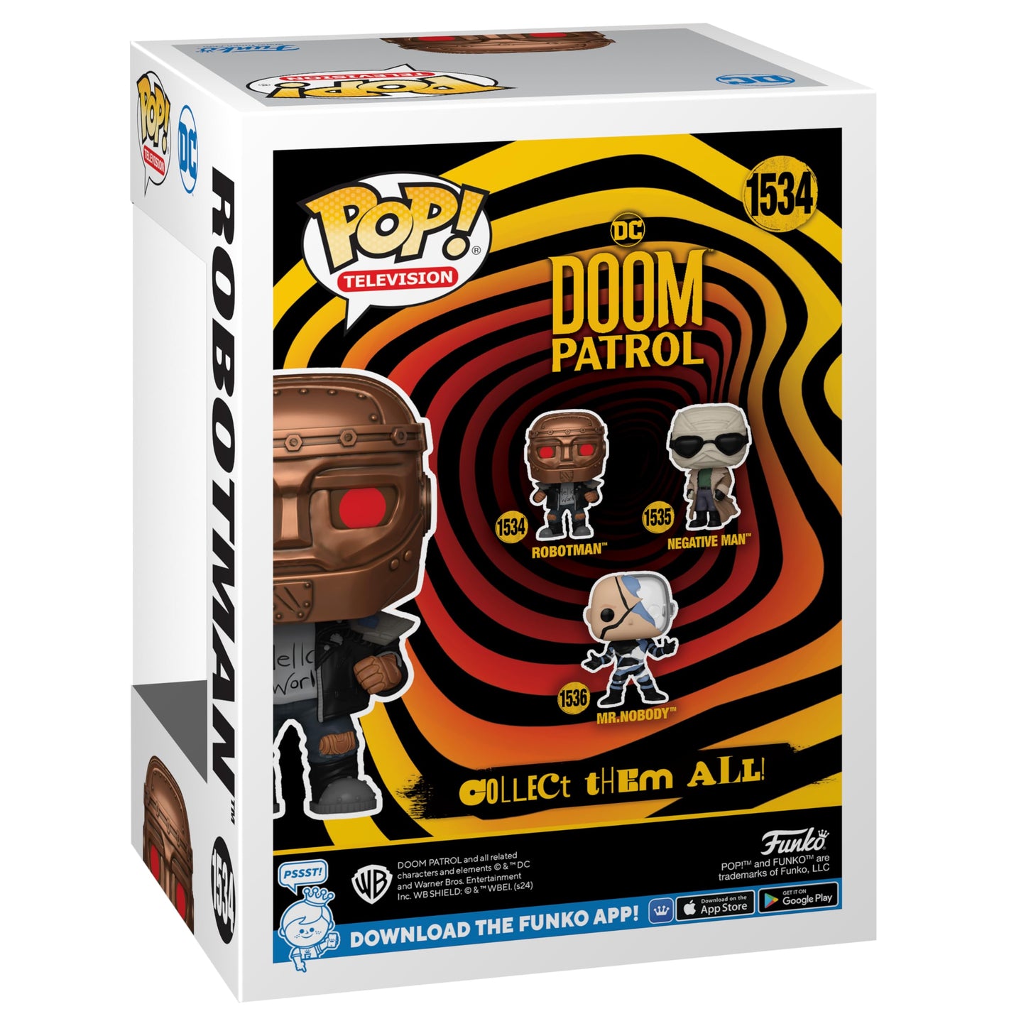 Funko Pop! Tv: Doom Patrol - Robotman - Collectable Vinyl Figure - Gift Idea - Official Merchandise - For Kids & Adults - Tv Fan
