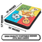 3D Card Binder For Pokemon - Stunning 3D Raised Pk Types Design In Pu Leather With Zipper - Includes 9 Pocket Pages For 360 Card