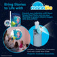 Moonlite Storytime Monsters Inc Storybook Reel, A Magical Way To Read Together, Digital Story For Projector, Fun Sound Effects, Learning Gifts For Kids Ages 1 Year And Up