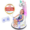 Bumper Car For Kids, 12V Electric Ride On Toy With Remote Control, Led Lights & Music For Toddlers 1-3, Birthday Gift Ages 1 2 3