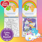 Horizon Group USA Care Bears Aqua Art - Reusable Water-Reveal Books, Multi, 6"x7.5", Mess Free Coloring for Toddlers, Model 230357